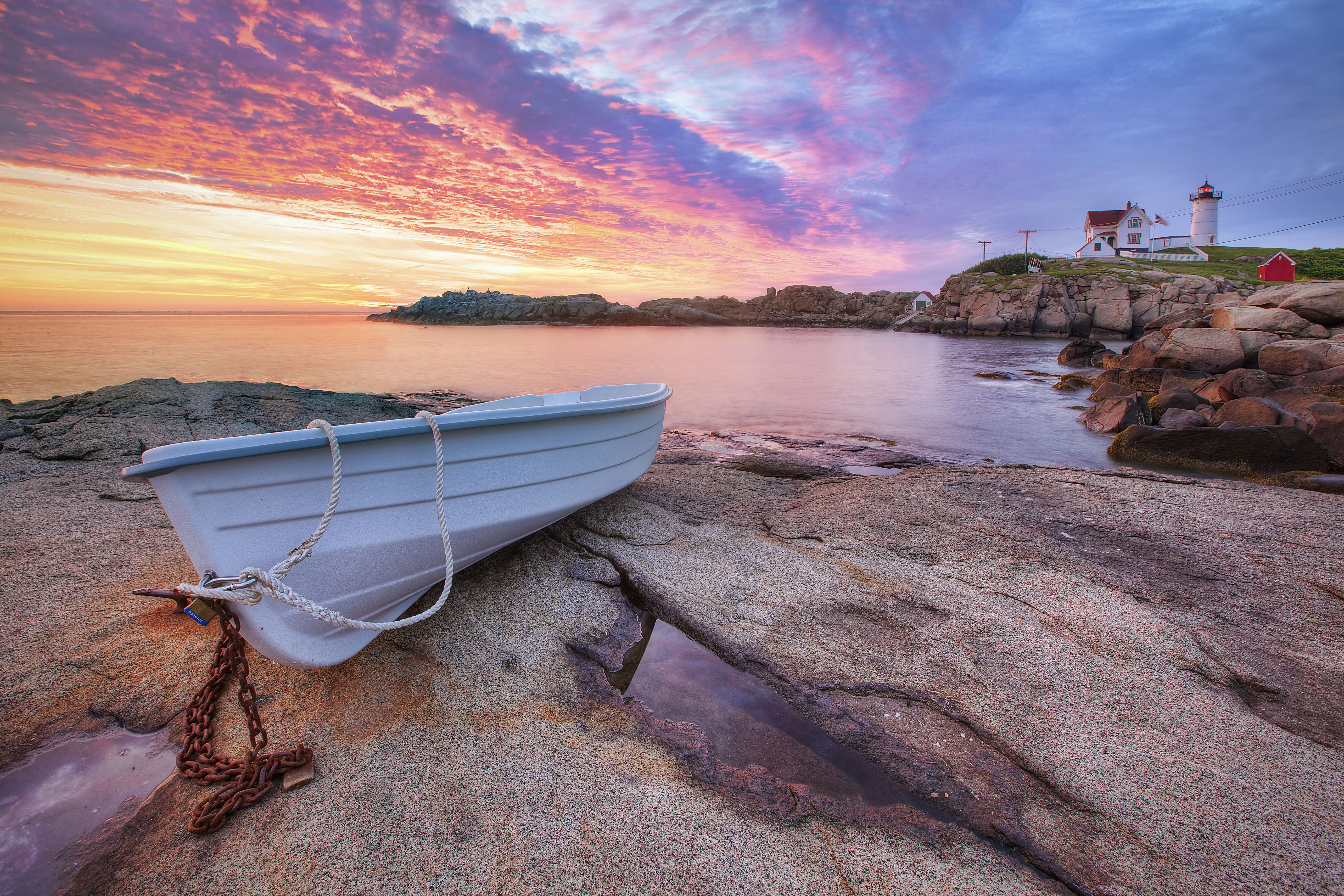 Atlantic seacoast sunset